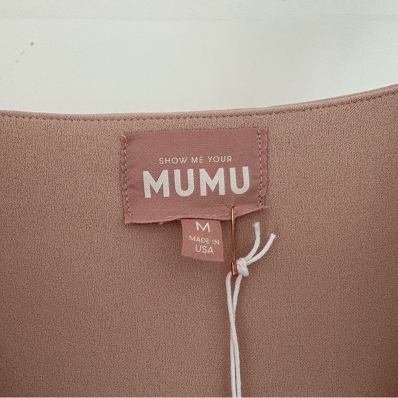 Show Me Your Mumu weddings Eden Blush Pink Maxi Dress Size M - Picture 4 of 8